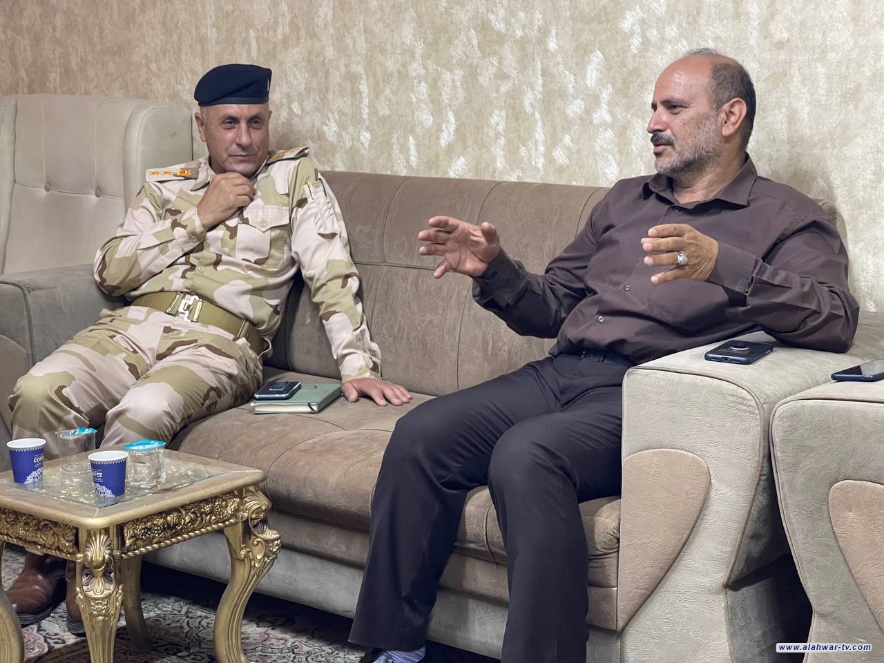 مدير عام اذاعة وتلفزيون الاهوار  يستقبل مدير اعلام عمليات سومر